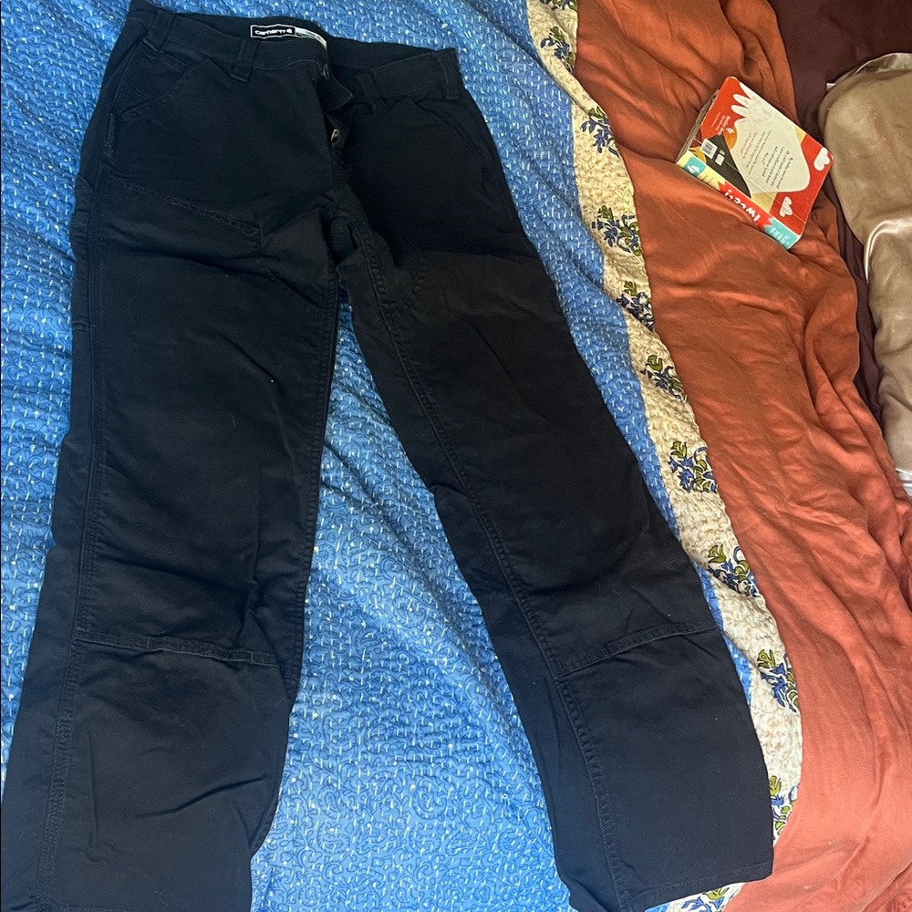 Carhartt Womens Black Cargo work Pants